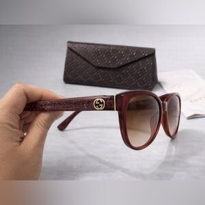 Gucci Burgundy Eyewear Frame